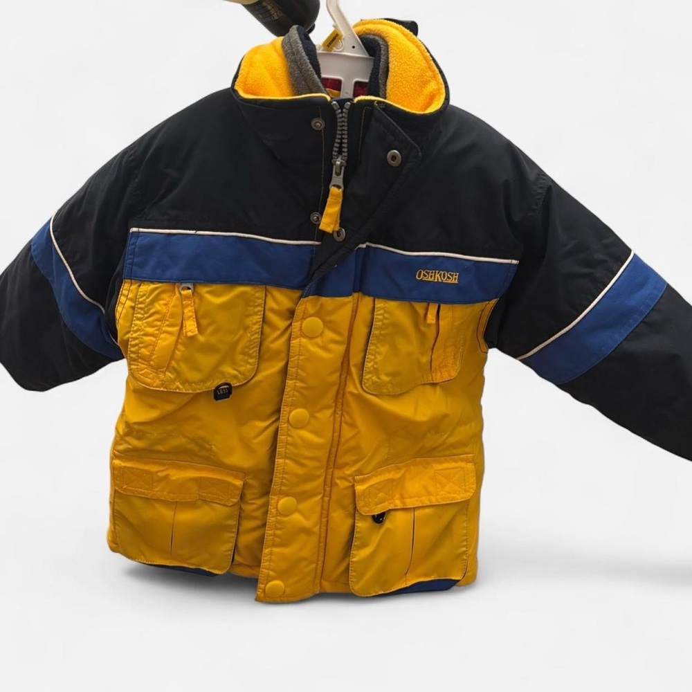 OshKosh B'gosh Vibrant Yellow and Blue Outerwear